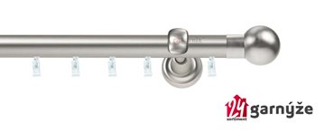 Kovové garnýže jednořadé 25mm - ASPEN KOULE 25mm  chromované