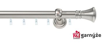 Kovové garnýže jednořadé 25mm - ASPEN LIBERTY 25mm  chromované