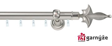 Kovové garnýže jednořadé 25mm - ASPEN MEČ 25mm  chromované