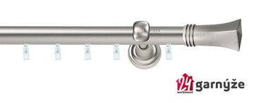 Kovové garnýže jednořadé 25mm - ASPEN PORTO 25mm  chromované