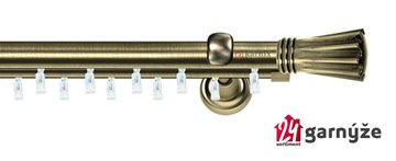 Kovové garnýže dvouřadé 25 a 19mm - ASPEN MATRIX mosazné