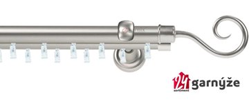 Kovové garnýže dvouřadé 25 a 19mm - ASPEN HÁK chromové