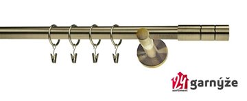 Kovové garnýže jednořadé 19mm - NEO Cylinder mosazné