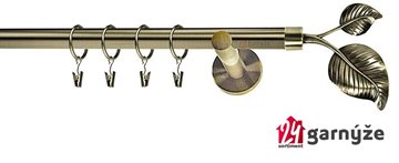 Kovové garnýže jednořadé 19mm - NEO Sorento mosazné