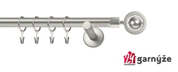 Kovové garnýže jednořadé moderní 19mm - ALPI chromované