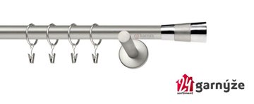 Kovové garnýže jednořadé 19mm - NEO Doris chromované