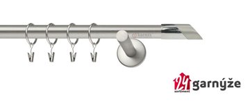Kovové garnýže jednořadé 19mm - NEO Falko chromované