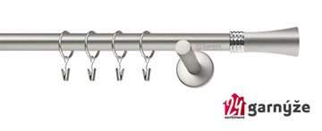 Kovové garnýže jednořadé 19mm - NEO Fiona chromované