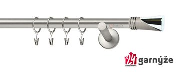 Kovové garnýže jednořadé 19mm - NEO Loca chromované