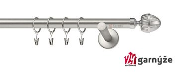 Kovové garnýže jednořadé 19mm - NEO Milano chromované