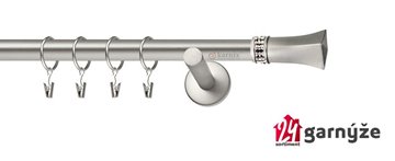 Kovové garnýže jednořadé 19mm - NEO Santiago chromované