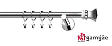 Kovové garnýže jednořadé 19mm - NEO Orto nerezové