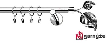 Kovové garnýže jednořadé 19mm - NEO Sorento nerezové