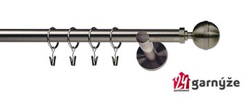 Kovové garnýže jednořadé 19mm - NEO Koule elegant antracitové