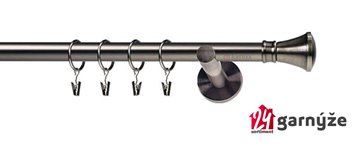 Kovové garnýže jednořadé 19mm - NEO Liberty antracitové