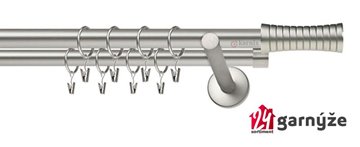 Kovové garnýže dvouřadé 19mm - NEO Gao chromové