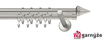 Kovové garnýže dvouřadé 19mm - NEO Kužel chromové