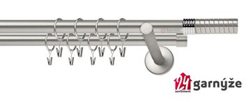 Kovové garnýže dvouřadé 19mm - NEO Optima chromové