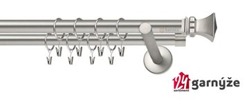 Kovové garnýže dvouřadé 19mm - NEO Orto chromové