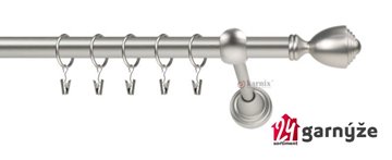 Kovové garnýže jednořadé 19mm - ROMA Avanti chromované