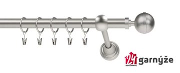 Kovové garnýže jednořadé 19mm - ROMA Koule elegant chromované