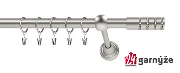 Kovové garnýže jednořadé 19mm - ROMA Rosetti crystal chromované