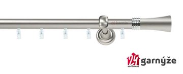 Kovové garnýže jednořadé 19mm - ASPEN FIONA chromované