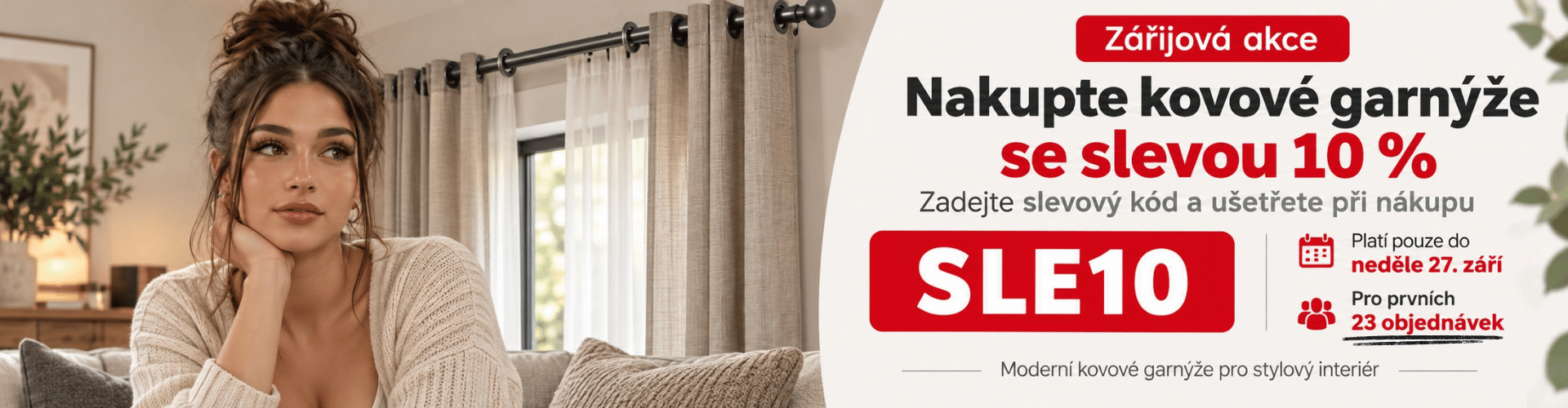 Slevy na září ve výši 10%